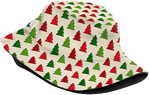 Божиќна тема корпа капа унисекс Божиќна капа на рибарот за Божиќна новогодишна празнична забава