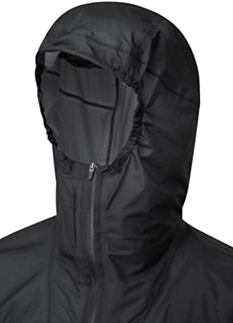 Фантом водоотпорна водоотпорна јакна за дишење на машката раб за трчање на патот и патеката