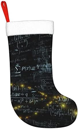 Истражувања за операции на Јујуј Божиќно порибување Декорација на одмор камин виси чорап 18 инчи чорапи