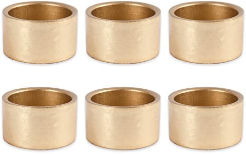 Колекција на прстенести прстени DII Декоративна, злато, една големина, 6 брои