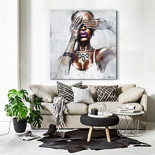 Artinme платно wallидна уметност афроамериканска wallидна уметност црна уметност слика на платно модерна уметност за украси за домови
