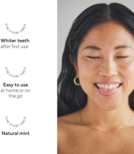 Плус ултра премиум заби за белење на заби, еколошки вегански дамки за отстранување бели ленти - Белење на забите за кафе, вино, сода и