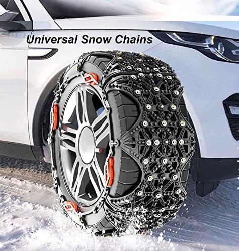 Универзални синџири за снежни гуми за автомобили сет од 2 синџири на снежни гуми за итни случаи против влечење на гуми за влечење против