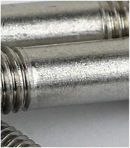 Комбинација на завртки за завртки од не'рѓосувачки челик 304 завртка со двојна глава, завртка со двојна глава, еднаква должина