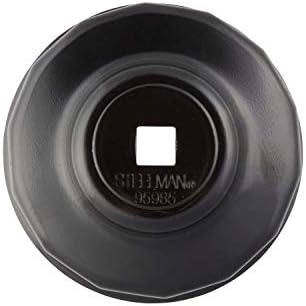 Копче за капаче за филтрирање на масло од челикман за Mazda, 76mm x 14 флејта, погон од 3/8-инчи, дизајн со низок профил за ограничен