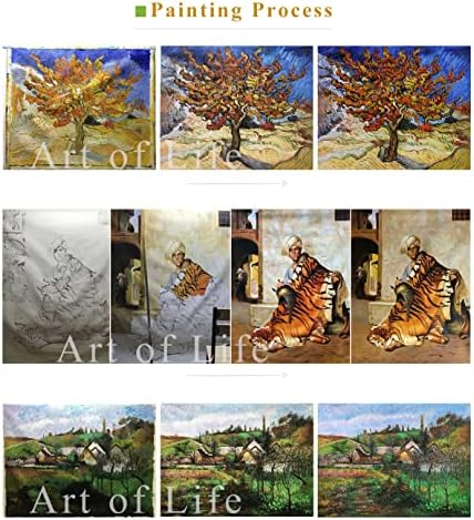 $ 80 - 1500 $ рака насликана од наставниците на уметнички академии - 21 поглед на слики низ дрвјата во паркот на Пјер Крозат Jeanан Антоан