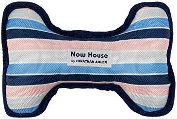 Сега куќа за домашни миленици од athонатан Адлер Оксфорд Мајами Коска за џвакање играчка | Симпатична ткаенина во форма на коска за џвакање