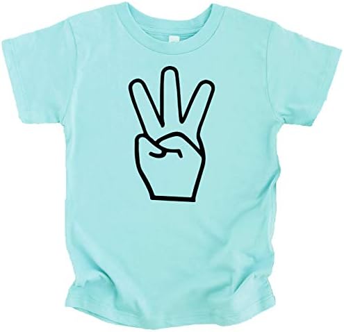 3-Ти Роденден Рака Со Три Прста Маици И Раглани За Девојки И Момчиња Трет Роденден Облека