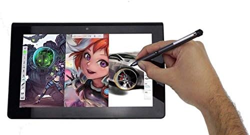 Broonel Black Fine Point Digital Active Stylus Pen - Компатибилен со Asus Chromebook Flip C434 14 “
