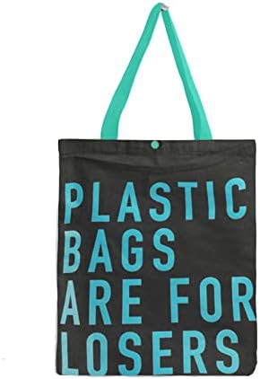Разбуди ги креациите еколошки торбички торбички за еднократно платно тоте со порака за животна средина за купување, намирници, торба за ручек