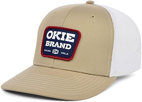 Оки Далтон Камион прилагодлив Snapback Hat Khaki/White