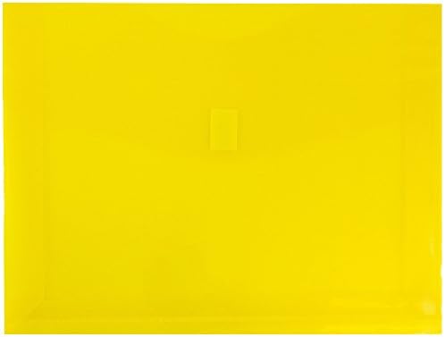 ЏЕМ ХАРТИЈА Пластика Експанзија Коверти со Кука &засилувач; Затворање Јамка - Писмо Брошура-9 3/4 х 13 со 2 Инчен Експанзија-Црвено-12/Пакет