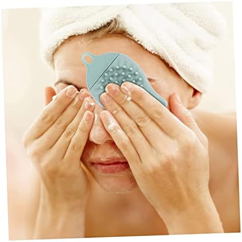 Воздухопловна силиконска четка за бања Тела силиконски чистач силиконски тело чистач мажи бања сунѓер за деца чистење на лице