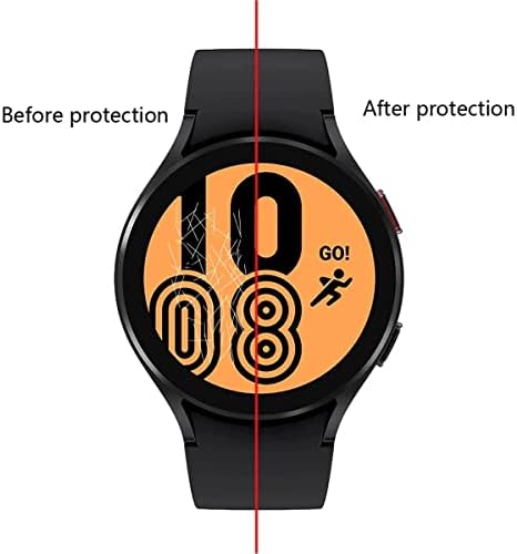 СТЕЈНХГЕ ТПУ хидрогел заштитен филм за Samsung Galaxy Watch 5 / Watch 4 44mm, [5PCS] Заштитник на мекиот јасен екран [HD] [Пријателски