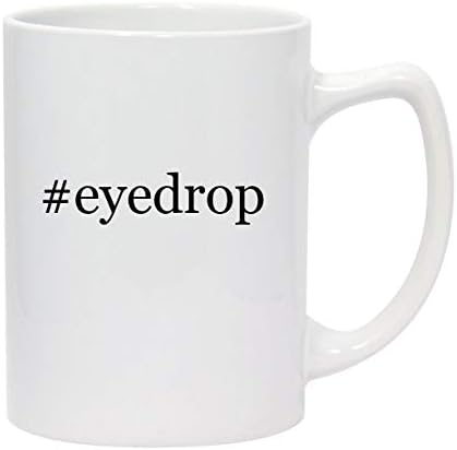Производи од Моландра #EyEdrop - 14oz хаштаг бел керамички државник за кафе