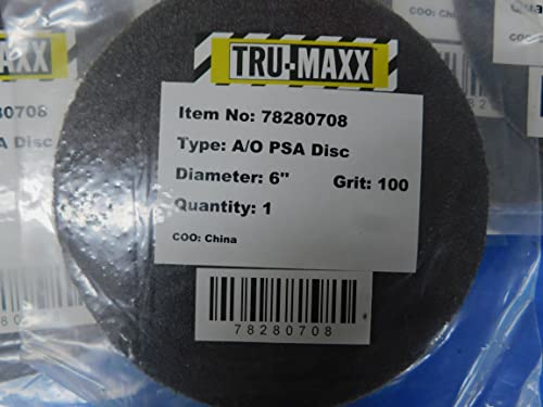 43PC LOT TRU-MAXX 6 DIA 100 GRIT A/O PSA Дискови За Двојна Акција/Орбитални Сандерс-MB10100BP2