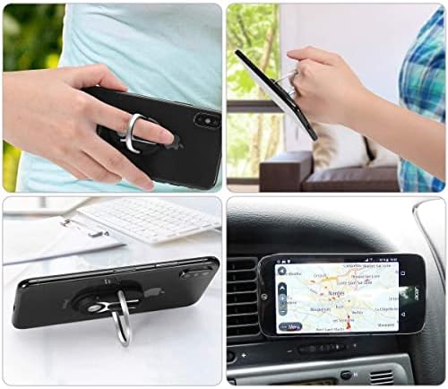 Монтажа за автомобили за ZTE S30 - мобилен рачен автомобил, монтирање на прсти за мобилни автомобили за ZTE S30 - Метално сребро