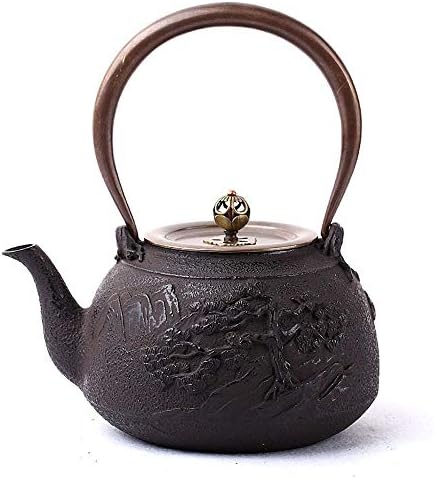 Чај од чај од чај чај чај чај поставува железо чајник чај садови котел железо тенџере железен сад железен чајник Неискриен оксидација внатрешни