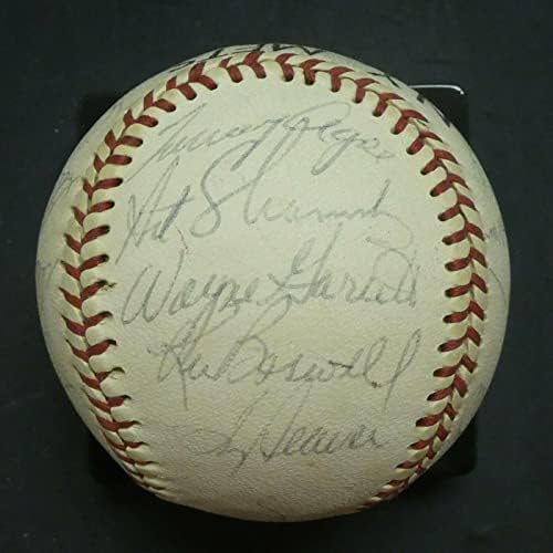 1972-73 Њујорк Метс Потпишан Бејзбол Одмор Е Добар Сивер Џонс Мекгро - Автограм Бејзбол Топки