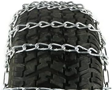 Продавницата РОП | 2 ланци на гуми за гуми и затегнувачи на врски за Поларис Ранџер со 25x12x12 АТВ гуми