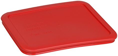 Пирекс 7210-КОМПЈУТЕР 3-Чаша Црвен Пластичен Капак За Складирање Храна, Направен Во Сад-4 Пакет