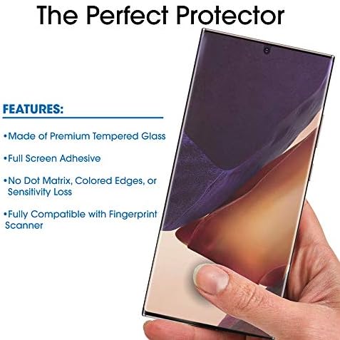 амфилм 3д Закривен Заштитник На Екранот Од Калено Стакло и Заштитник На Екранот На Камерата За Samsung Galaxy Забелешка 20 Ултра