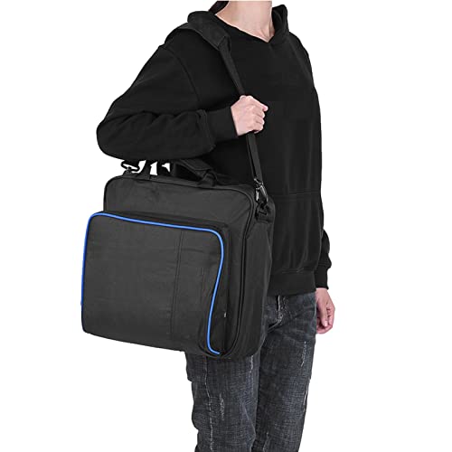 Носење торба за PS4 Pro, Travel PS4 Pro Case, голем капацитет водоотпорен шок -изобилен преносен преносен пат за складирање на рамо за