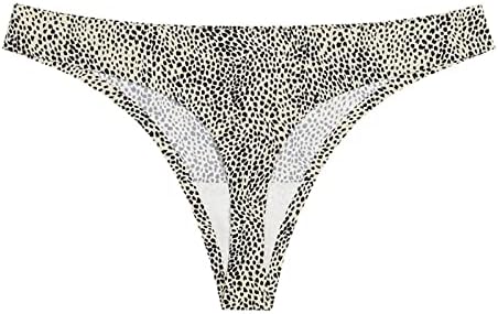 Leopard Print G-жици за жени секси лигави лежишта на низок половината за дишење на спортот за фитнес долна облека бикини гаќички