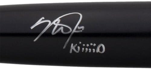 Мајк Пастрмка потпиша бејзбол лилјак на стариот хикори играч на Kiiiiid MLB Holo - Автограмирани лилјаци на MLB