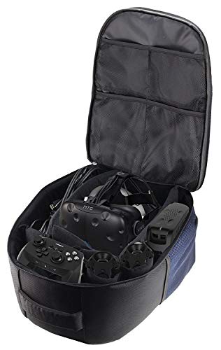 Navitech Rugged Black & Blue ранец/Rucksack/Case/Cover Компатибилен со слушалките за HP Reverb VR