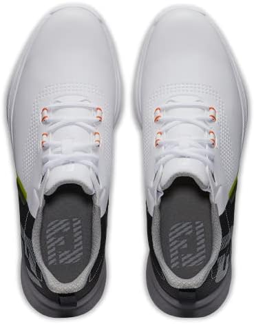 Footjoy Men's FJ Fi Fielf Golf Shoe, бело/бело/сино Jayеј, 7
