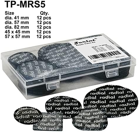 Zerint TP-MRS5 радијална гума за лепенка 60 компјутери, DIA. 1 5/8 , Dia. 2 1/4, dia. 3 1/4 , 1 3/4 x 1 3/4 и 2 1/4 x 2 1/4 12 парчиња секоја во кутија