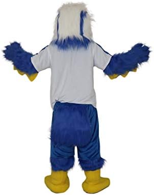 Долга коса сина орел костуми за птици маскота за празнична забава фенси фустан цртан филм