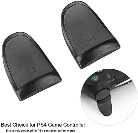 L2 R2 копчиња за активирање на активирање, лесни за инсталирање на мек допир за допир Extender Traible Non-Slip за контролор за игри за игра