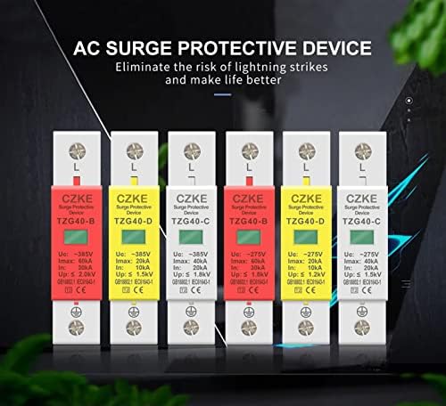 PCGV AC SPD 1P 40KA House Surge Protector Заштита за заштита на низок напон на уредот 275V 385V