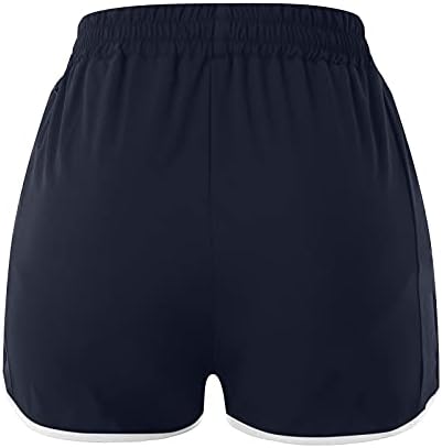 Еластични тренинзи шорцеви женски атлетски панталони џебови кои трчаат половини панталони женски шорцеви облечени тексас