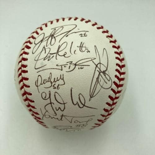 Ретка 2007 година Колорадо Рокис НЛ Шампионски тим потпиша светска серија Бејзбол ЈСА Коа - Автограмирани бејзбол