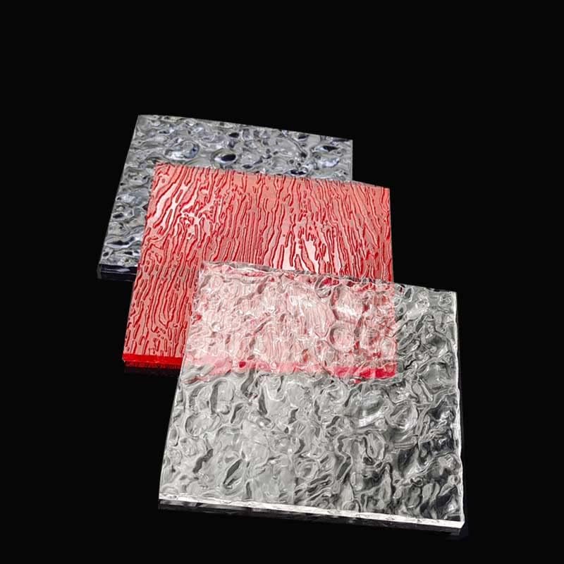 1 парчиња 200мм*200мм дијаметар 5мм дебелина квадратен камен шема транспарентен акрилен лист пластична плоча PMMA плексиглас -