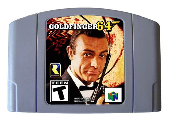 Ретро игра 64 битни игри Goldfinger 007 USA верзија