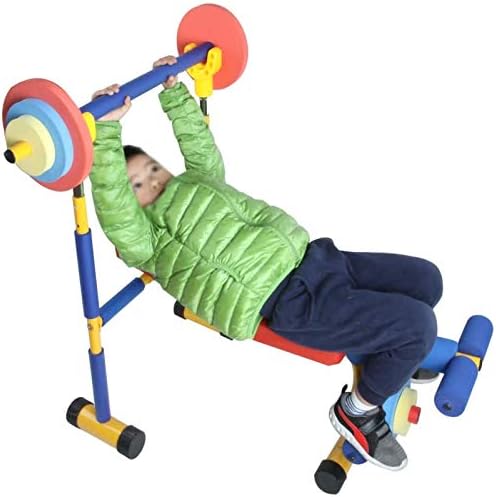 Опрема за вежбање на детска игра PDKJNID, клупа за играчки и печат за нозе, за деца забава и фитнес гира поставени за вежбање почетници,