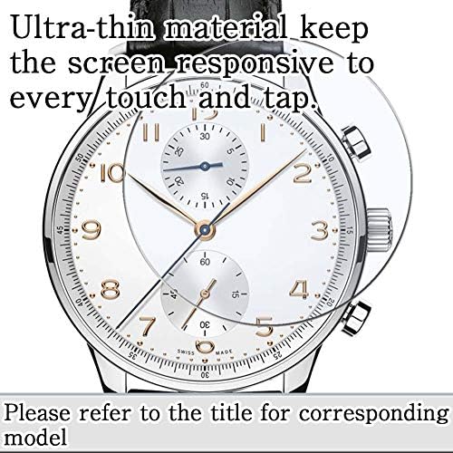 Puccy 3 Пакет Заштитник На Екранот Филм, компатибилен Со Breguet 5547BB/Y2/9ZU Tpu Стража За Паметен часовник Smartwatch ( Не Калено
