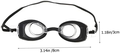 ОПЕРАТИКТ 30 ПЦС мини бебешки очила мини додатоци црни очила за пливање пластика