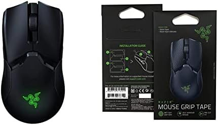 Razer Viper Крајната Најлесните Безжични Игри Глувчето + Глувчето Зафат Лента Пакет: Класичен Црна