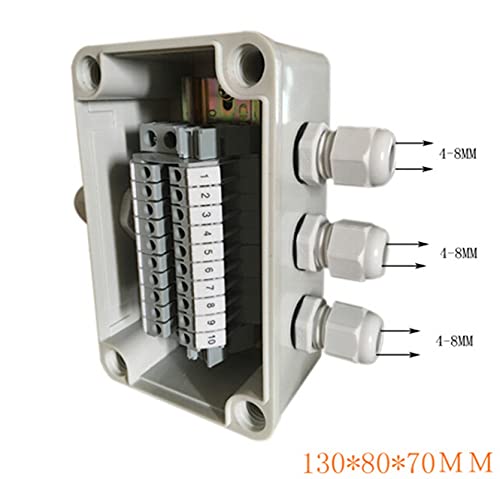 KQOO водоотпорна терминална кутија за надворешни работи еден во три касети за касети со касета на терминалот 32A 220V 10
