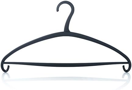 Yumuo пластична закачалка закривена лесна кошула за закана за кошула Поддршка за влажни и суви лизгачки панталони решетки-а-а-а-а-а