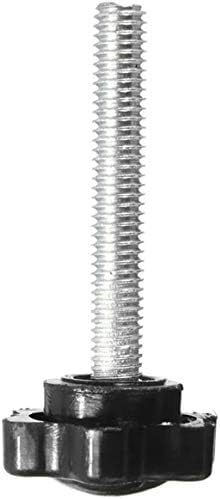 Yiwango 5pcs M6 × 10-60мм нишка од нишка во облик на прицврстување на јаткастиот копче за пластична рачка на рачката на завртката