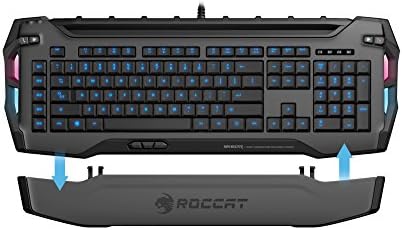 Roccat Skeltr Bluetooth Паметен комуникација RGB тастатура за игри, сива