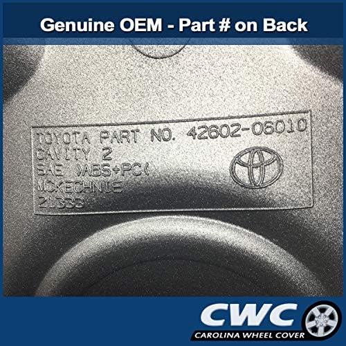 Еден оригинален OEM HubCap | Fits 2007-2011 Toyota Camry | Професионално преиспитано како ново | 16-инчен фабрички замена на тркалото | 61137