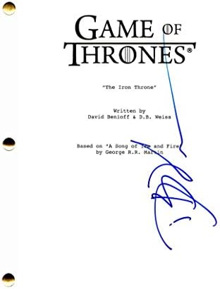 ДБ Д.Б. Вајс потпиша автограм - Конечна епизода на Game of Thrones - Гвендолин Кристи, Николај Костер -Валдау, Тор Бјорнссон, планината, Georgeорџ