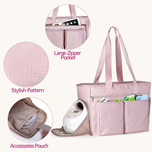 Пакет Торба за Торби со Пумпа со Изолирана Торба За Шише За Бебиња Одговара На 4 Големи Шишиња За Бебиња до 9 Унца